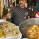 Best Paratha @ 5 rs Each with Potato Curry - Most Popular Street Food in India