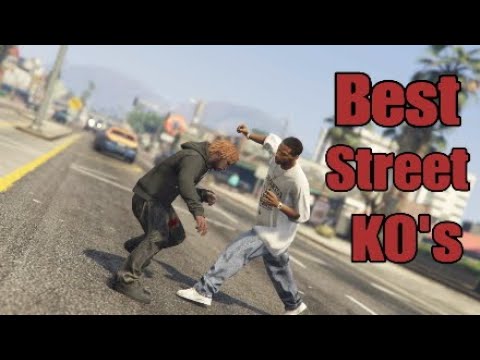 Best Street Knockouts and Hood Fights Compilation| GTA 5 Ep.36