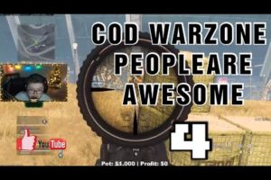 COD WARZONE - People Are Awesome #4 Best oddshot, plays, highlights