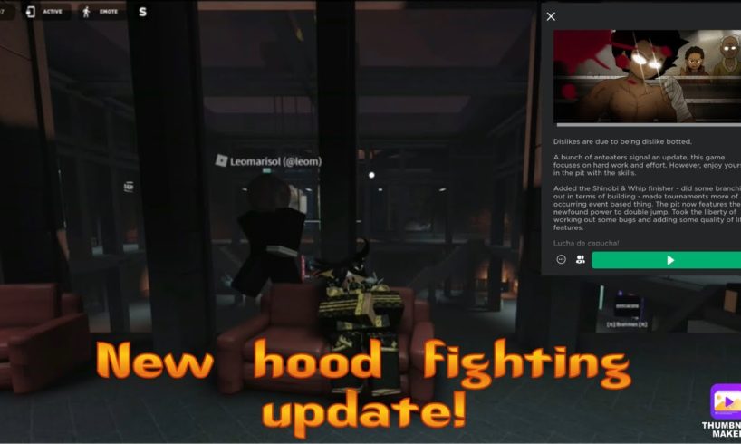 Coming back to hood fighting:rewritten