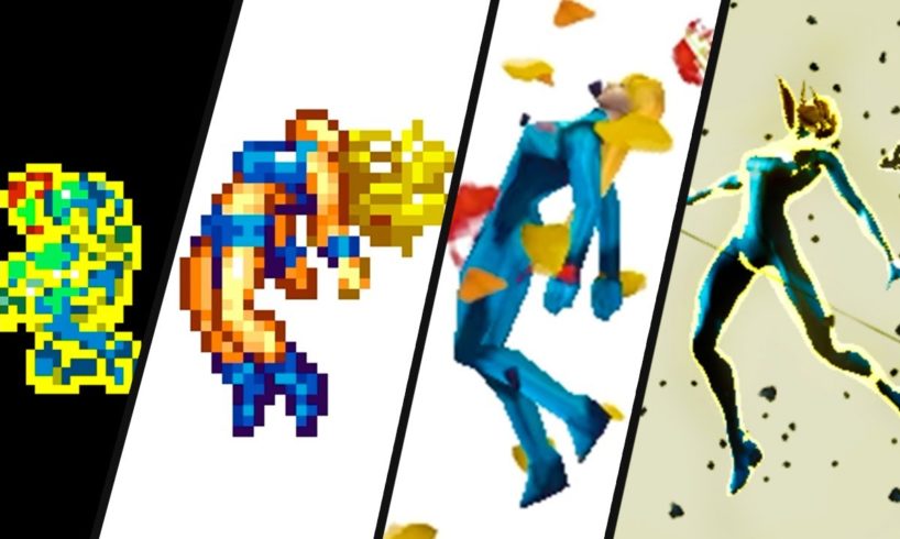 Evolution of Samus Dying and *ALL* Metroid Game Over Screens