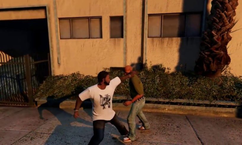 GTA 5 HOOD FIGHTS ROUND 2