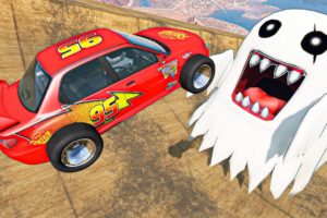 Ghost Catches BeamNG Drive Cars - Vehicles Jumps and Crashes Compilation | Good Cat