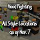 HOOD FIGHTING - FINDING NEW STYLE LOCATIONS - ROBLOX