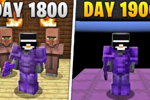 I Survived 1,900 Days in HARDCORE Minecraft...