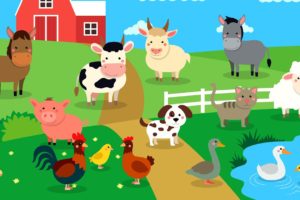 Learn Farm animals for kids | Farm Animals Names & Sounds