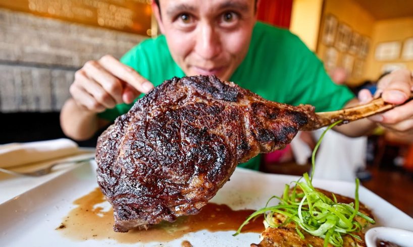 New Jersey Food Tour - $115 BISON TOMAHAWK!! 🥩 Anthony Bourdain Tour (Day 1)