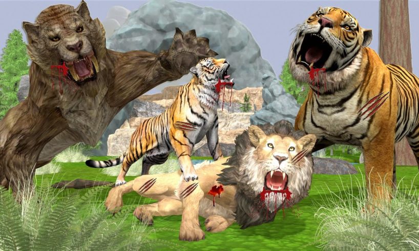 Zombie Lion vs Tiger Fight Baby Tiger Rescue Giant Animal Fights Videos Biggest Animal Epic Battle