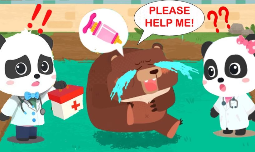 Baby Panda Animal Doctor - Rescue Animals and Give Them Treatment - Care for Animals - Babybus Games