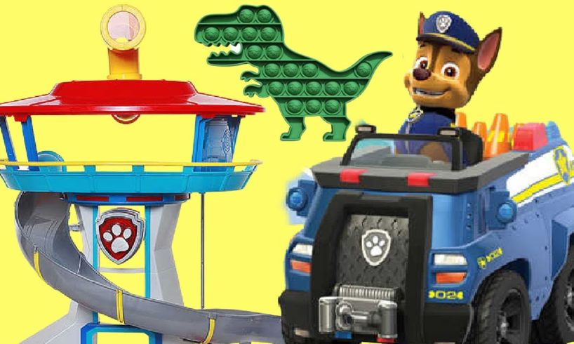 Best PAW PATROL Lookout Tower Mission & Pop Its to Learn About Animals