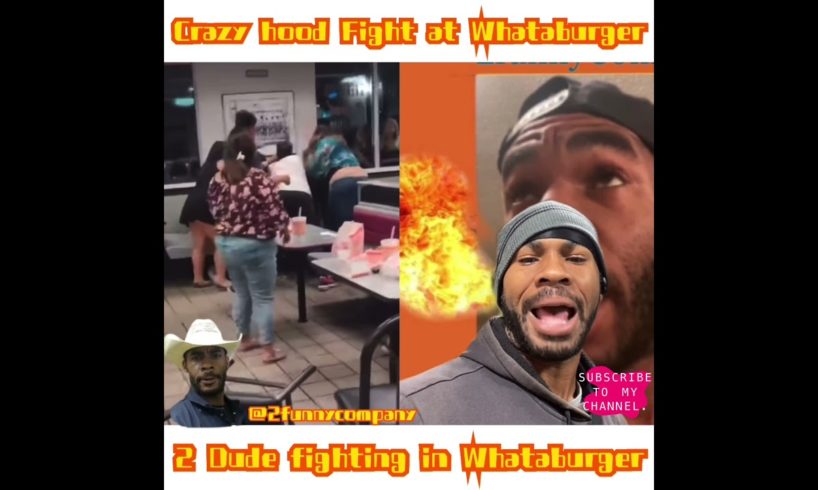 Crazy hood Fight at Whataburger,,,man gets Jumped￼ During fight,,, 18+🔥🔥🔥