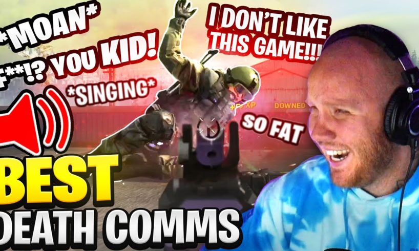 DEATH COMM RAGE COMPILATION!! WARZONE FUNNY VOICE CHAT MOMENTS!