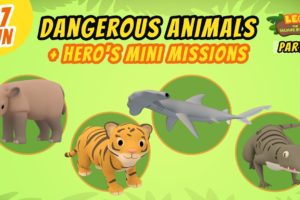 Dangerous Animals (Part 1/3) | Junior Rangers and Hero's Animals Adventure | Leo the Wildlife Ranger
