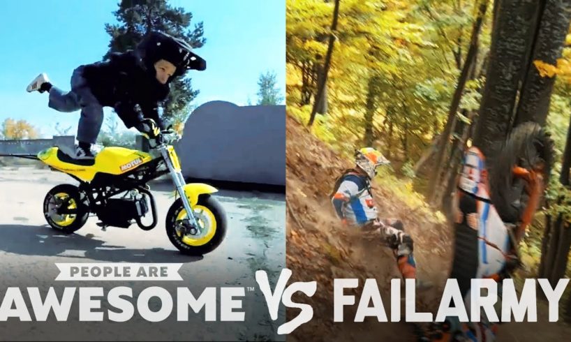Dirtbiking, Pole Vaulting, & Parkour Wins & Fails! | People Are Awesome VS. FailArmy
