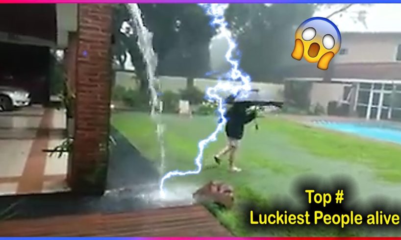 Extremely Lucky People Caught on Camera #2