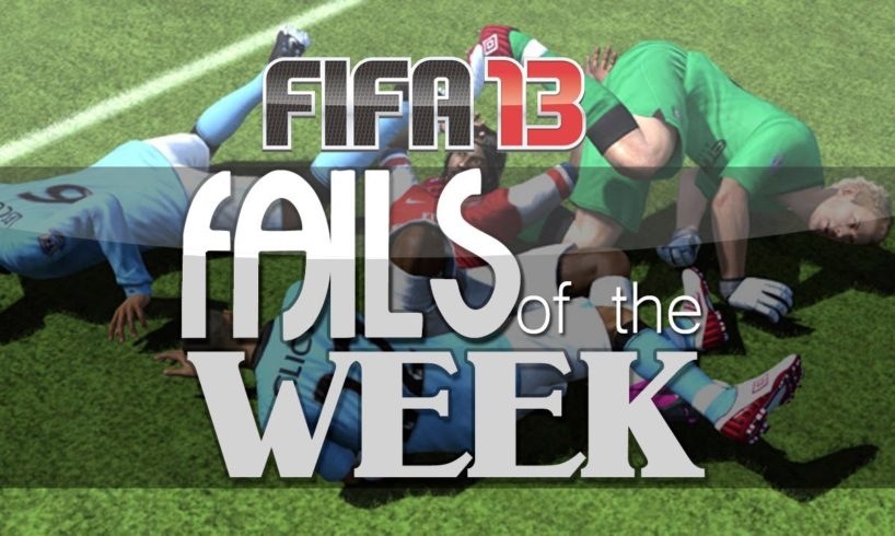 FIFA 13 - Top 5 FUNNY Fails - WTF Invisible GLITCH? #3
