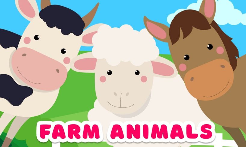 Farm Animals Names & Sounds - Farm animals for kids