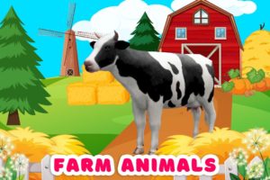 Farm animals for kids Learn Farm animals Farm animal sounds Cow Horse