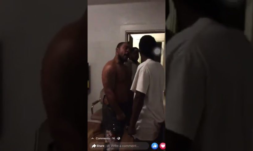 Fight over stolen money in the HOOD !