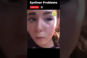 Girl's Problems With Eyeliner  | Fail Of The Week | Funny trends #shorts