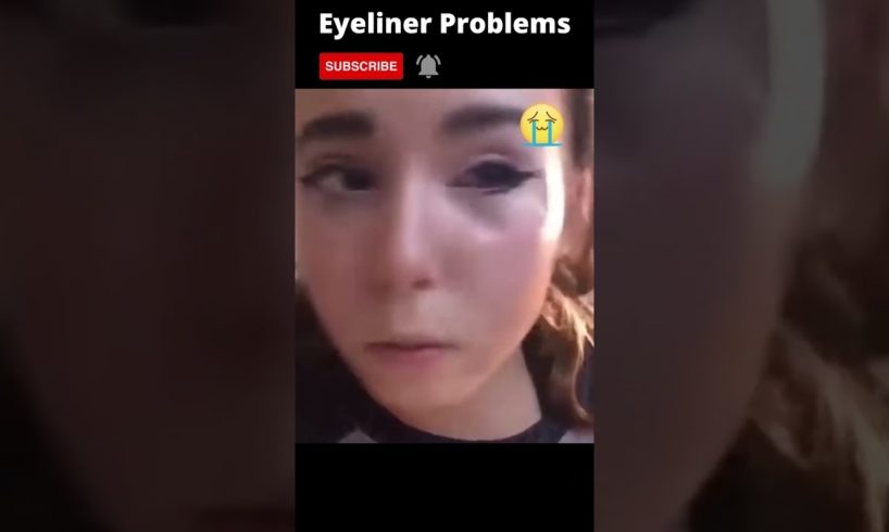 Girl's Problems With Eyeliner  | Fail Of The Week | Funny trends #shorts