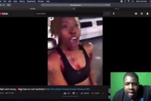 Girlfriend run over boyfriend || Hood Fight gone wrong at gas station (Must Watch) Reaction Video