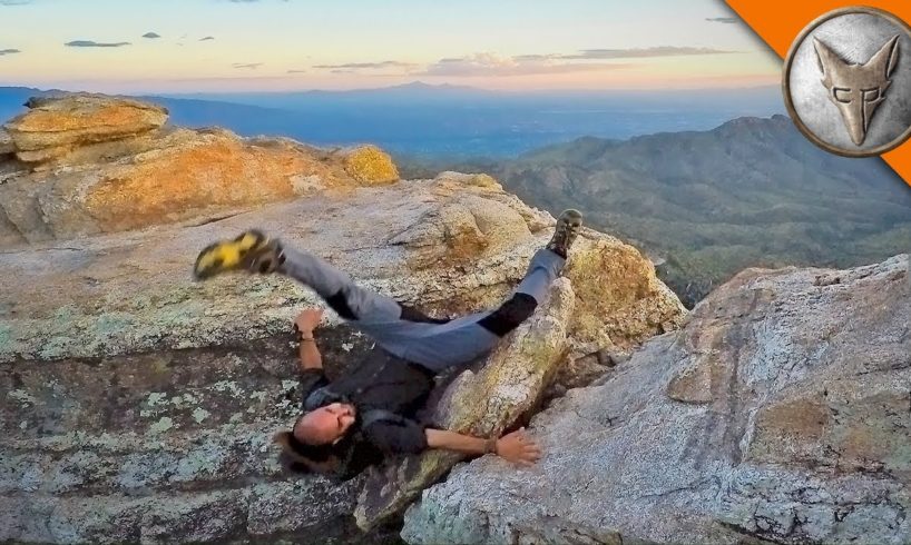 HORRIFIC CLIFF FALL - Does NOT Make Jump!