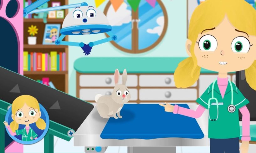 Jimmy The Rabbit | Dr Poppy's Pet Rescue | Animals For Kids | Cartoon Animals