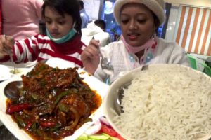 Lovely Dinner in Bhorpet | Rice with Hyderabadi Chicken , Tandoori Roti & Salad | New Digha W B
