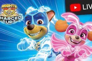 🔴PAW Patrol MIGHTY PUPS MARATHON! Cartoons for Kids 24/7 Pup Tales Rescue Episodes