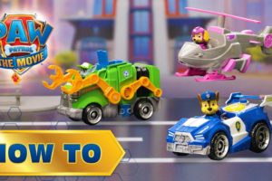 PAW Patrol Movie Deluxe Vehicles! 🐶 How To Play