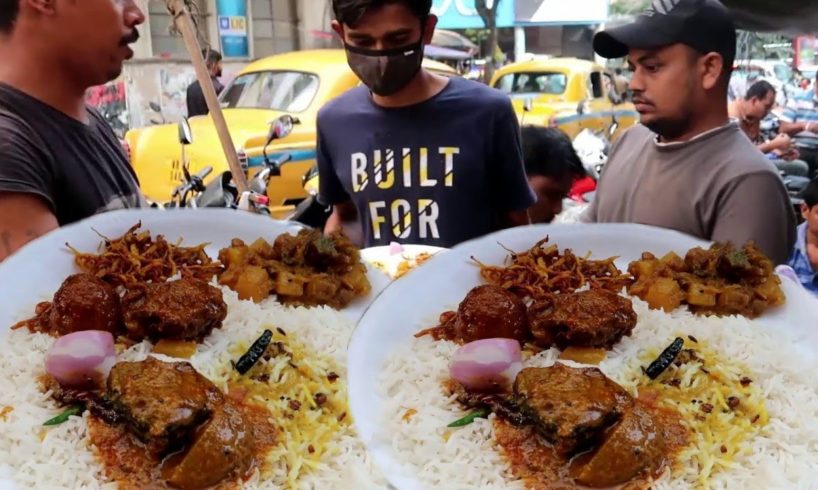 Paradise of Street Food | Unlimited Rice Thali Only 40 rs | Kolkata Chandni Chowk