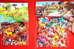 Plastic animals, Animals toys, Mini wild animals, Mini zoo, farm animals collection