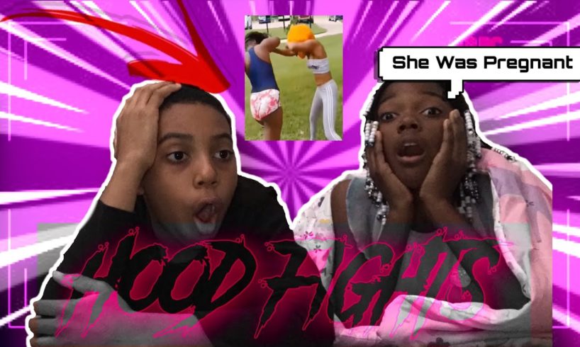 Reacting To Hood Fights ( She Was Pregnant)