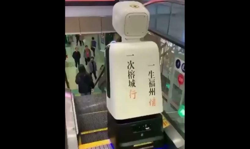 Robot VS Escalators #shorts