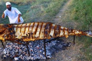 Sea Fish BBQ Recipe || Tandoori Grilled Queen Fish Recipe || Nawabs Kitchen