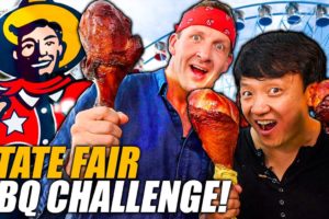 Texas BBQ CHALLENGE with Mike Chen!! Who Will Quit First??