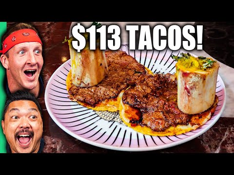 $1 Tacos VS $113 Tacos in MEXICO!! Super RARE Mexican Food!!