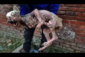 AGA!  Abandoned & Neglected dog is battling maggots and hunger! 犬からワームを取り除