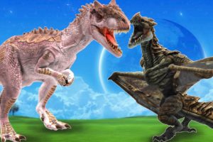 ALLOSAURUS vs Jurassic DRAGON | Animals Fights