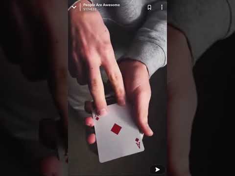 Ace Card Flip Trick People Are Awesome Short Clip