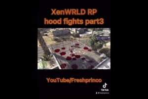 Backyard hood fights part3 XenWRLD RP #Shorts