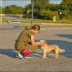 Begging Dog From Petrol Station Falls in Love With Her Rescuer