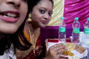 Bengali Wedding Ceremony | Biye Bari Eating Show | Rice | Chicken | Devil