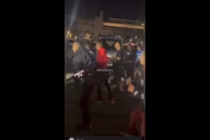 FIGHT: Stinc Team vs YG's Bloods (Different View) Moments before Drakeo was stabbed (IT WAS A SETUP)