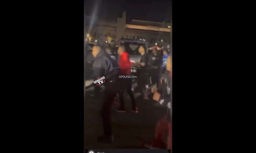 FIGHT: Stinc Team vs YG's Bloods (Different View) Moments before Drakeo was stabbed (IT WAS A SETUP)