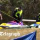 Five children killed and several injured after bouncy castle blown 30ft into the air in Australia