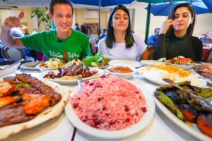 Huge Iranian Food Tour!! INSANE KEBABS + Cherry Rice!! | Best Persian Food in Los Angeles!!