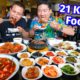 Huge KOREAN FOOD Tour!! 🌶️ SPICY SEAFOOD + Kimchi Noodles in Koreatown, LA!! [Part 1]