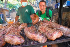 King of TRI-TRIP STEAK!! 🥩 Unique California BBQ + Thickest Steak Ever!!